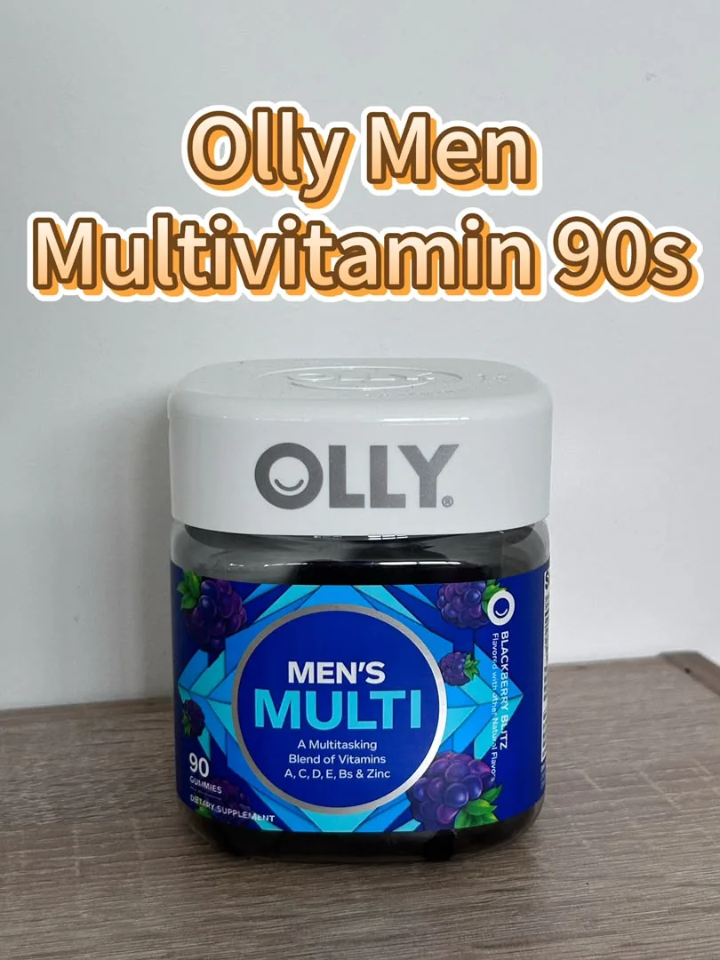 OLLY, Men's Multi Gummies, Blackberry Blitz, 90 Gummies