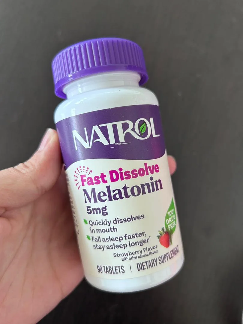 Natrol, Melatonin, Fast Dissolve, Strawberry thumbnail 3