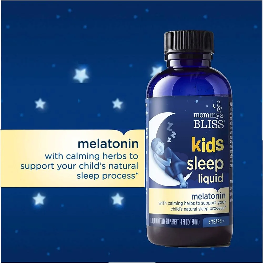 Mommy's Bliss, Kids, Sleep Liquid with Melatonin, Age 3 Years+, Natural Grape, 4 fl oz (120 ml) thumbnail 2