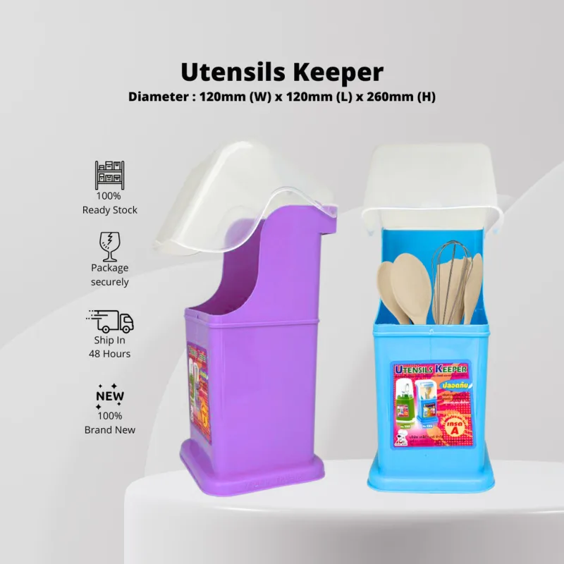 YU Online - Kitchen Cutlery Holder / Fork Spoon Organiser / Cutlery Holder Drainer / Cutlery Tray Utensil Storage thumbnail 2