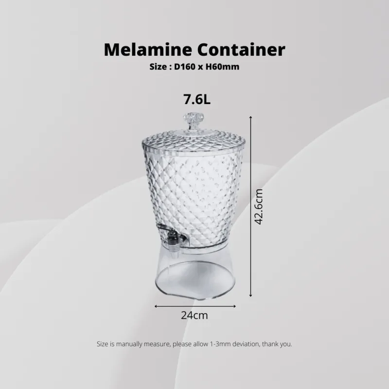 YU Online - Dispenser Air Kristal Akrilik dengan Tapak / Crystal Water Dispenser with stand / Bekas Air acrylic 7.6L thumbnail 5