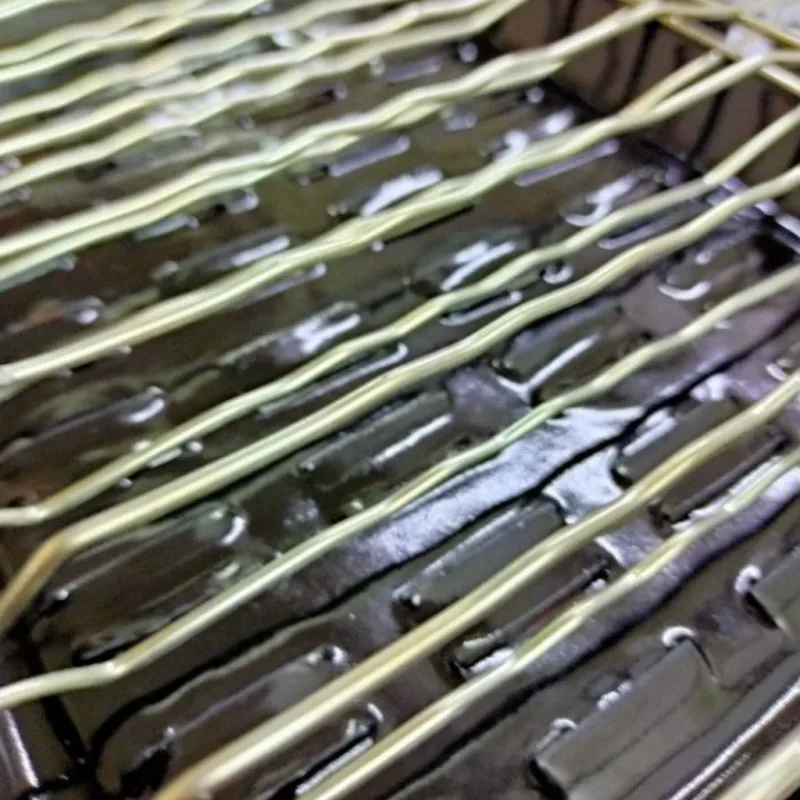 YU Online - Pemanggang Ikan Kepit / Portable Grill Fish Rack with Tray / BBQ Grill Net thumbnail 4