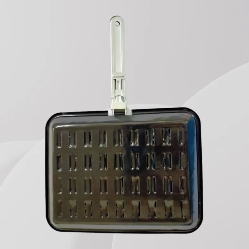 YU Online - Pemanggang Ikan Kepit / Portable Grill Fish Rack with Tray / BBQ Grill Net thumbnail 3