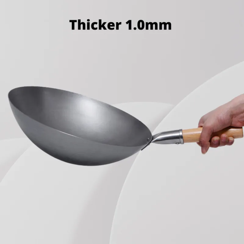 YU Online - Kuali Besi Bertangkai / High Quality Cast Iron Wok / Kuali Restaurant / Steel Wok / Metal Wok thumbnail 3