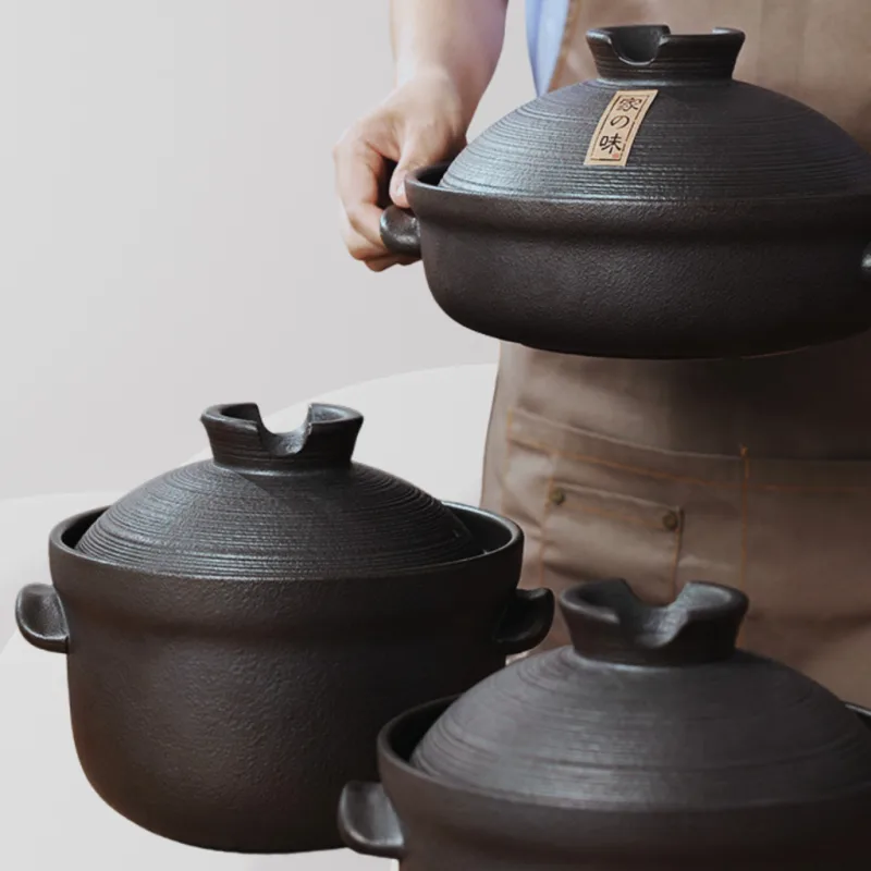 YU Premium - Periuk Tanah Liat Besi tahan suhu 1300℃ / Iron Clay Pot Heat Resistant 1300℃ / Casserole cookware thumbnail 4