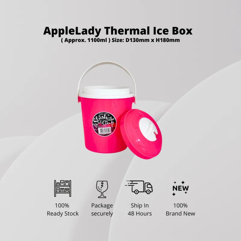 YU Online x Applelady - Mini Ice Bucket 1100ml / Bekas Letak Air Bungkus tahan sejuk thumbnail 2