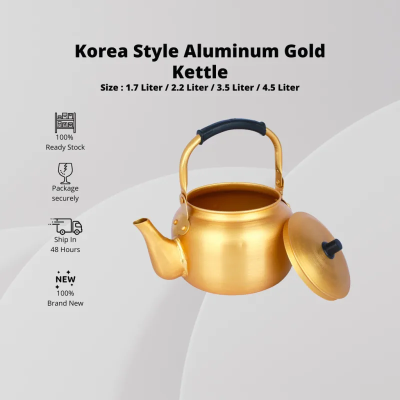 YU Online - Kendi Emas aluminium / Aluminum Gold Kettle thumbnail 2