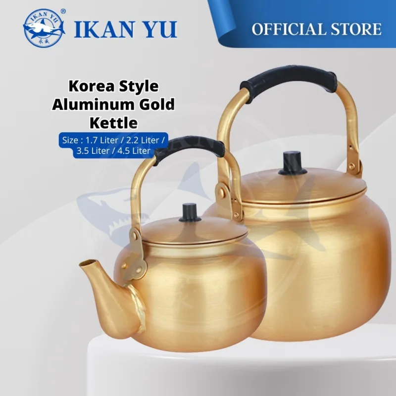 YU Online - Kendi Emas aluminium / Aluminum Gold Kettle