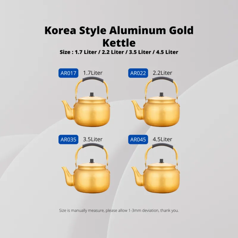 YU Online - Kendi Emas aluminium / Aluminum Gold Kettle thumbnail 5