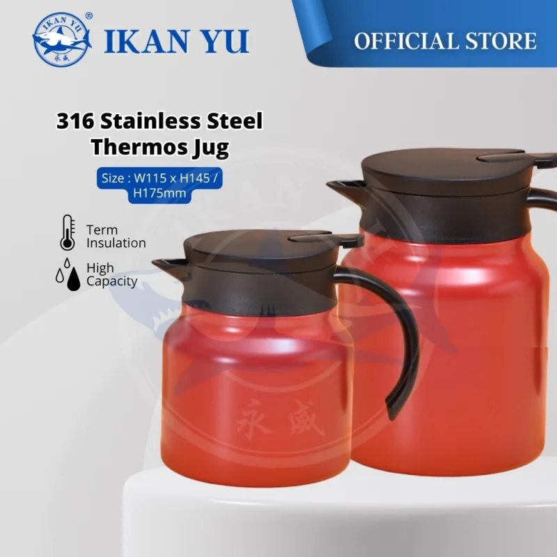 YU Online - 316 Termos Jug Tahan Panas Sejuk / Stainless Steel Thermos jar / Thermal Water / Jug Bottle Coffee Teapot