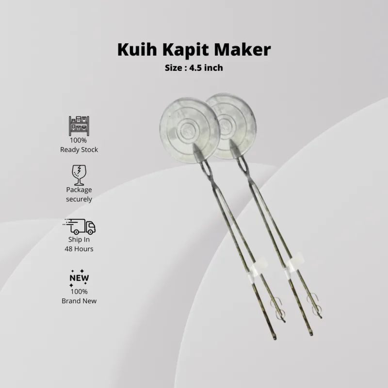 YU Online - Aluminium Acuan Kuih Kapit / Love Letter Cookies Mould / Mold Cookies Maker Malaysia Traditional / Kuih thumbnail 2