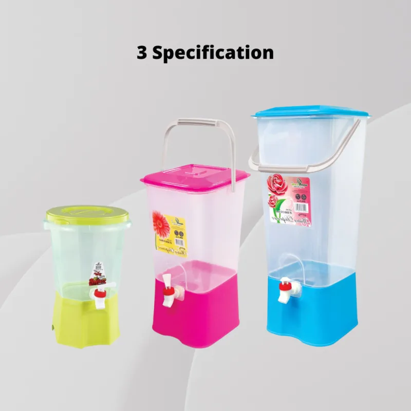 YU Online - Applelady Plastik Dispenser / Plastic Water Dispenser with stand / Juice Dispenser / Plastic Tea Bucket Jug thumbnail 3