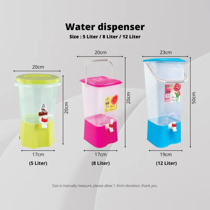 YU Online - Applelady Plastik Dispenser / Plastic Water Dispenser with stand / Juice Dispenser / Plastic Tea Bucket Jug thumbnail 4