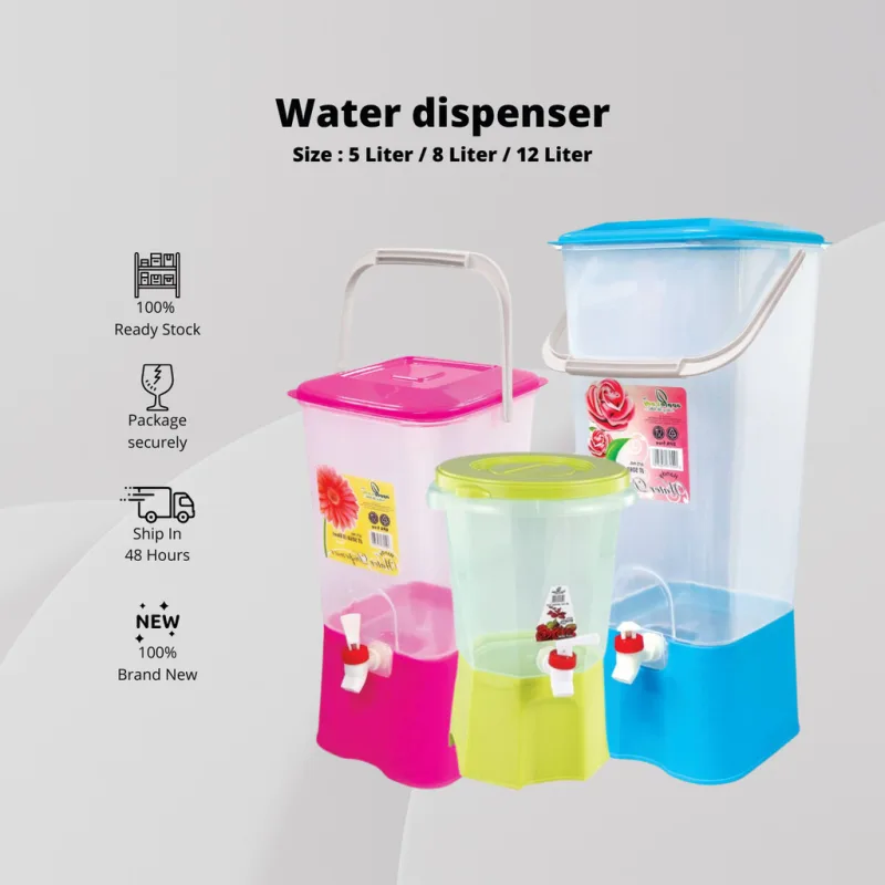 YU Online - Applelady Plastik Dispenser / Plastic Water Dispenser with stand / Juice Dispenser / Plastic Tea Bucket Jug thumbnail 2
