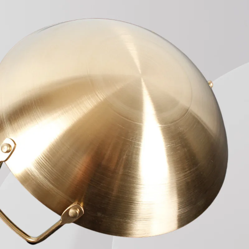 YU Online - Kuali Emas Tahan Karat Dua tangkai / Gold Double Handle Stainless Steel Wok / Kuali Besi Tahan Karat Kwali thumbnail 4