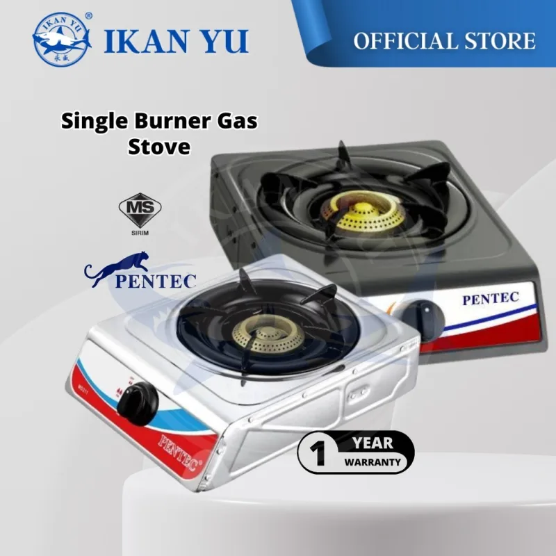 YU Online - Pentec Dapur Gas Satu Pembakar / Single Burner Gas Stove / Sirim / 1 tahun warranty