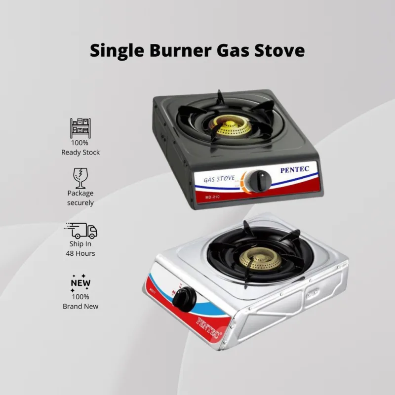 YU Online - Pentec Dapur Gas Satu Pembakar / Single Burner Gas Stove / Sirim / 1 tahun warranty thumbnail 2