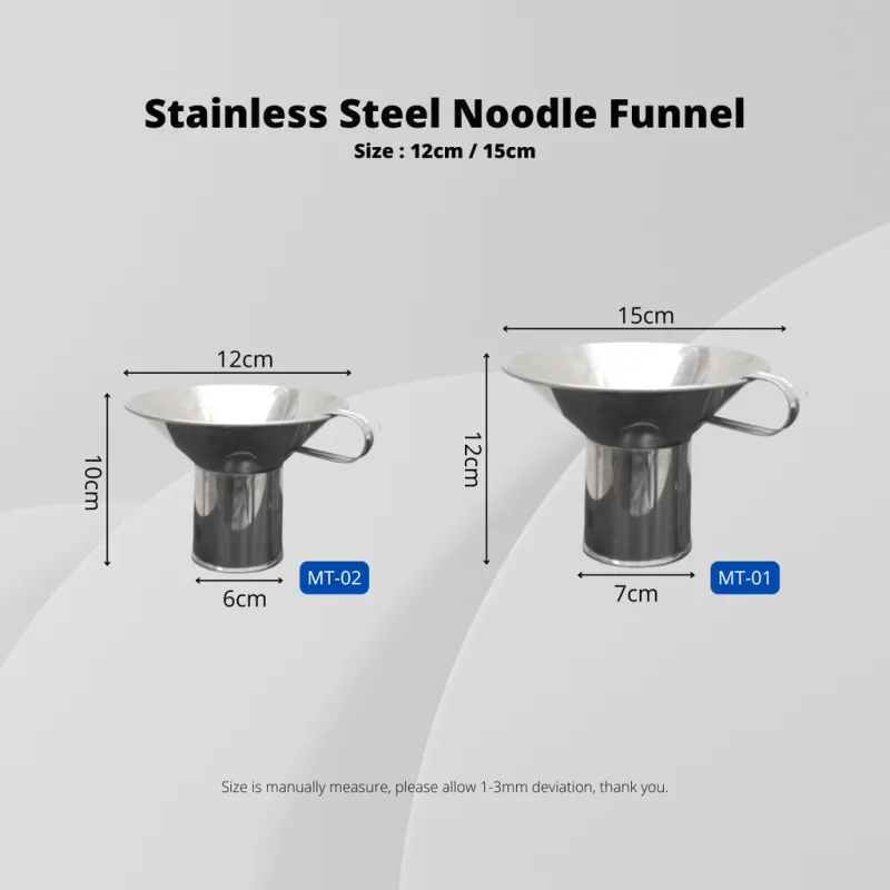 Yu Online - Corong Bungkus Mee / Stainless Steel Noodle Funnel / Tabao thumbnail 3
