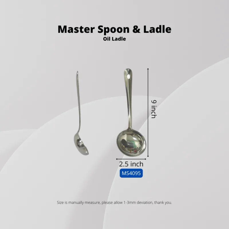 Yu Online - Senduk Bufet / Stainless Steel Master Spoon/Oil Ladle/Soup Ladle/Buffet Spoon/Sudu Nasi thumbnail 4