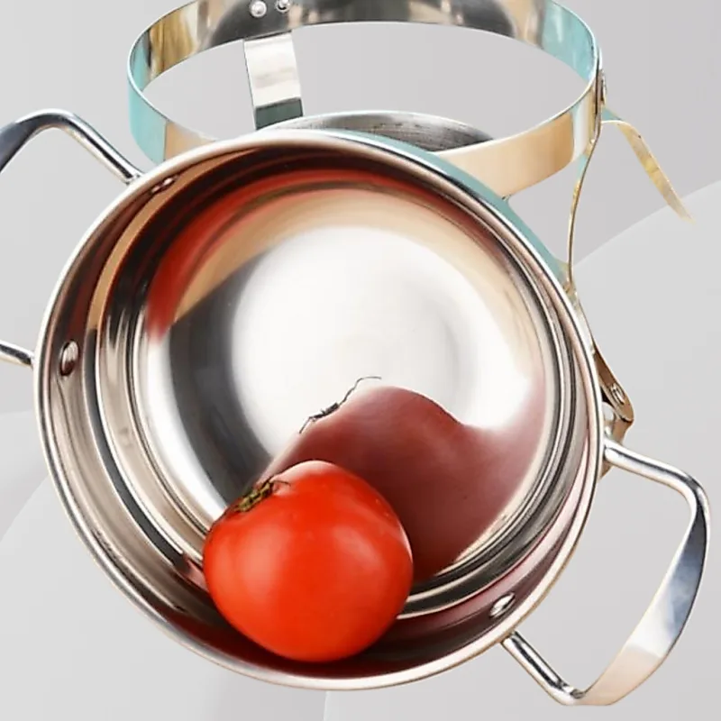 YU Online - Periuk Steamboat Tahan Karat Mini / Stainless Steel Single Hot Pot Steamboat with Anti-Scald Handle Durable thumbnail 4