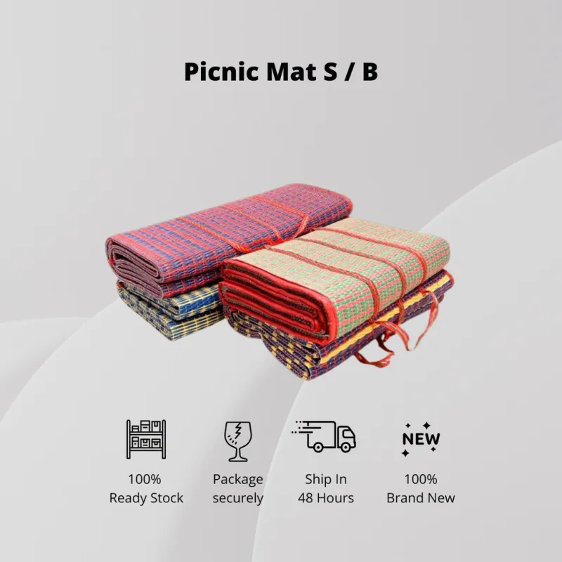 YU Online - Thailand Tikar Picnic / Tikar Berkelah / Tikar Plastik Surau / Tikar 3 Lipat / Tikar Jemaah / Picnic Mat thumbnail 2