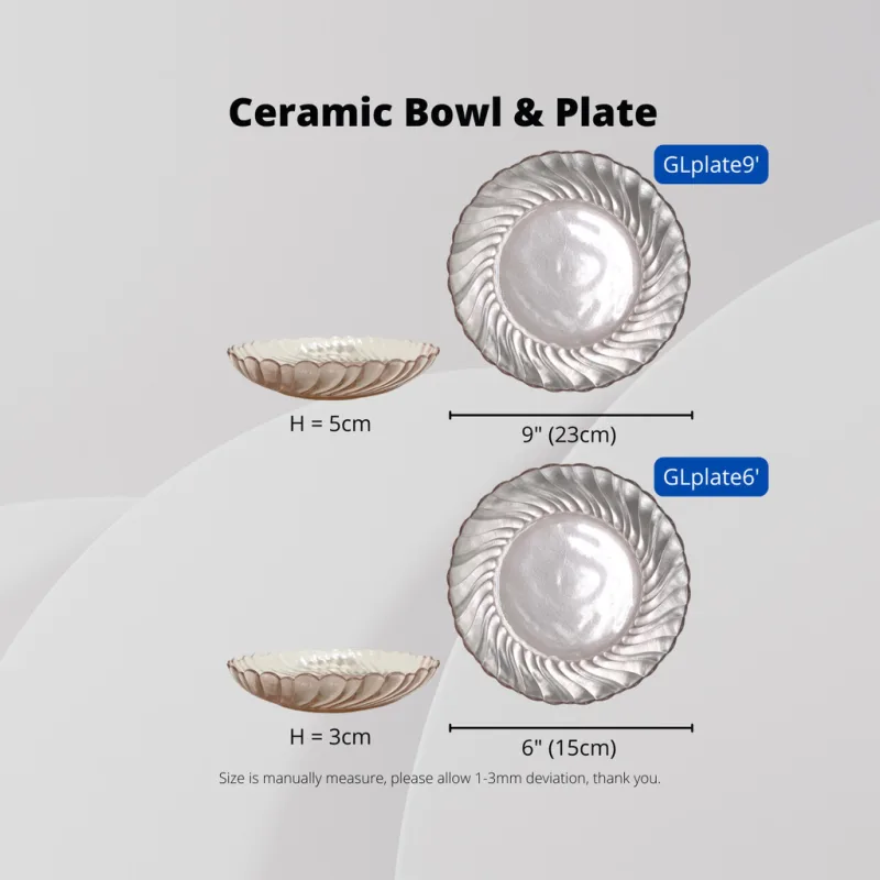 YU Online - Mangkuk Pinggan Seramik Kaca / Ceramic Small Rice Bowl / Special Bowl / Hadiah / Tableware / Diningware thumbnail 5