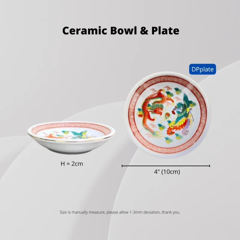 YU Online - Mangkuk Pinggan Seramik Kaca / Ceramic Small Rice Bowl / Special Bowl / Hadiah / Tableware / Diningware thumbnail 4