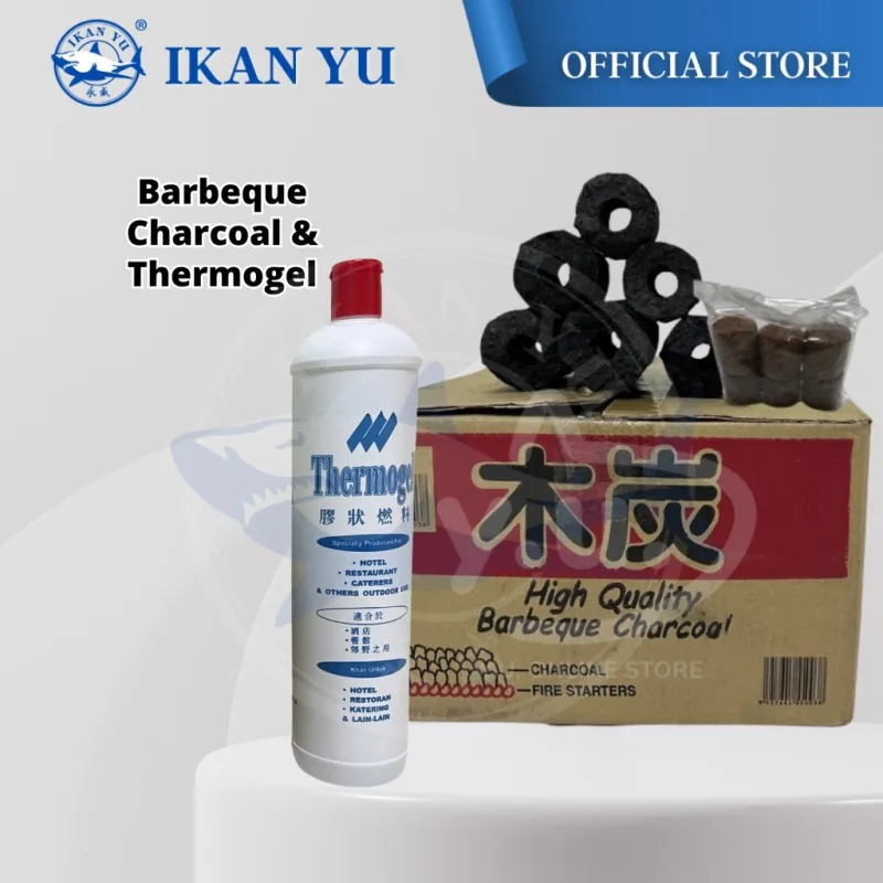 Yu Online - Arang kelapa / Arang BBQ / Bahan api / High-Quality Barbeque Charcoal with Fire Starter / Thermogel