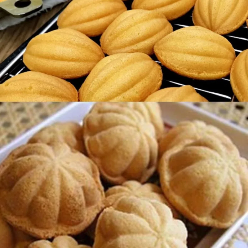 YU Online - Acuan Kuih Bahulu / Bahulu Mould Aluminium Bulat Besar Kecil / Bunga Cermai / Belimbing / Telur / Kemboja thumbnail 3