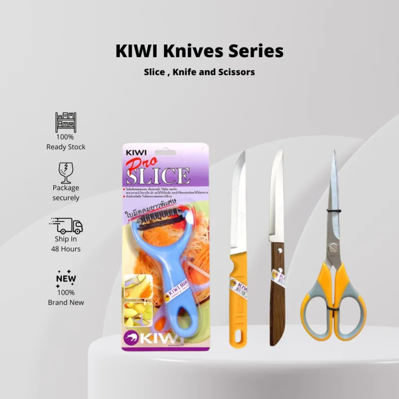 YU Online - Thailand Kiwi Penyagat Betik Somtam / 218 KIWI PRO Slice / Kiwi Knife 501 & 511 / Slicer / Sagat thumbnail 2