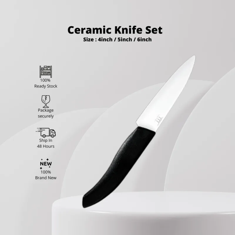 YU Ready Stock Ceramic Knife / pisau seramik / kitchen knife / pisau dapur lasak / super sharp knife / pisau tajam thumbnail 2