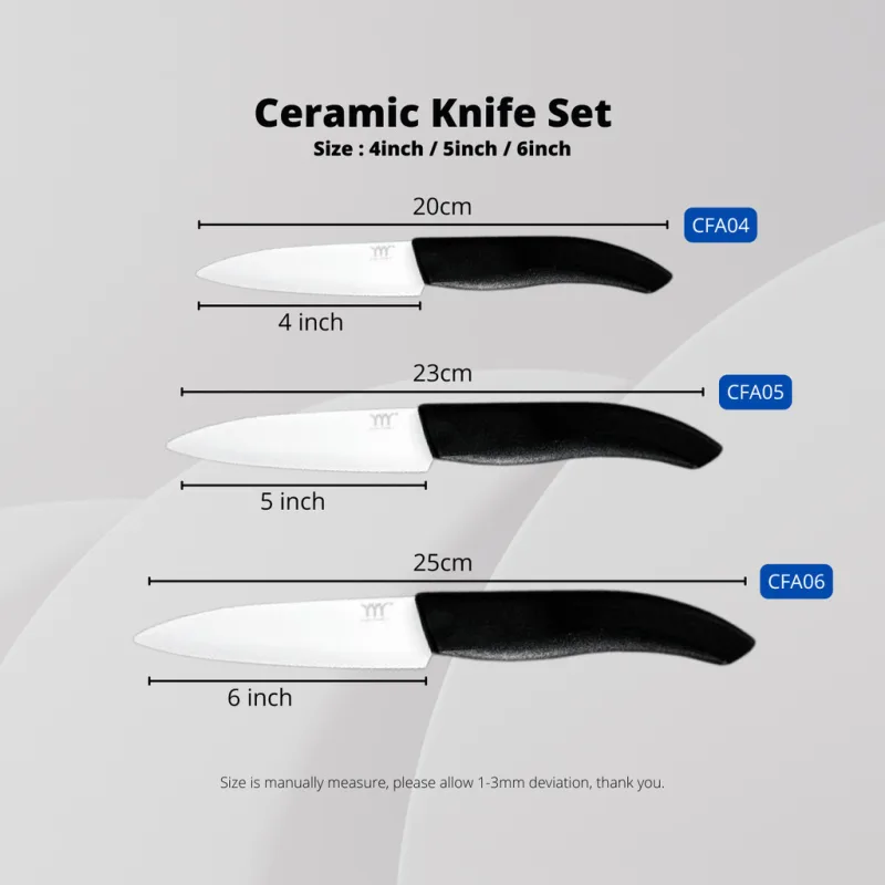 YU Ready Stock Ceramic Knife / pisau seramik / kitchen knife / pisau dapur lasak / super sharp knife / pisau tajam thumbnail 5