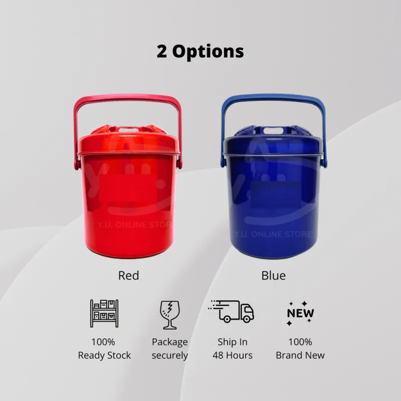 YU Online - 17L / 27L Thailand Tong Nasi & Ais Batu / Rice and Ice Bucket / Bekas Nasi / Bocong / Cooler Box thumbnail 2