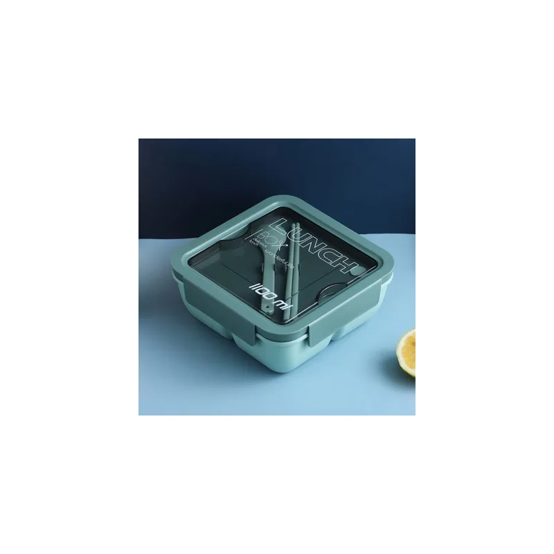 YU Ready Stock 1100ml Japanese Lunch Box Portable Lunch Bento with Spoon Chopsticks Food Container thumbnail 5