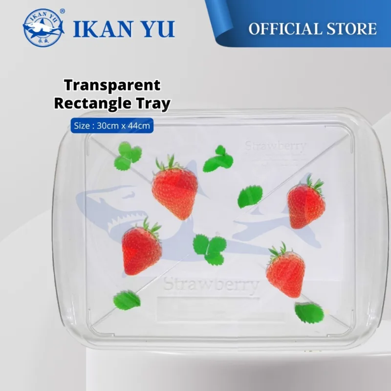 YU Ready Stock Plastic Tray Serving Fruit / Dessert Food Tray / Dulang Hidangan / 茶盘 / 菜盆