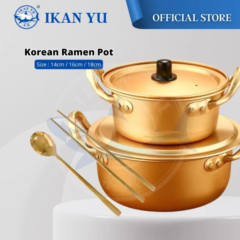 YU Online - Periuk Ramen Korea Aluminium / Korean Ramen Pot / Aluminum Cooking Pot / Korean Pot / Periuk Telinga