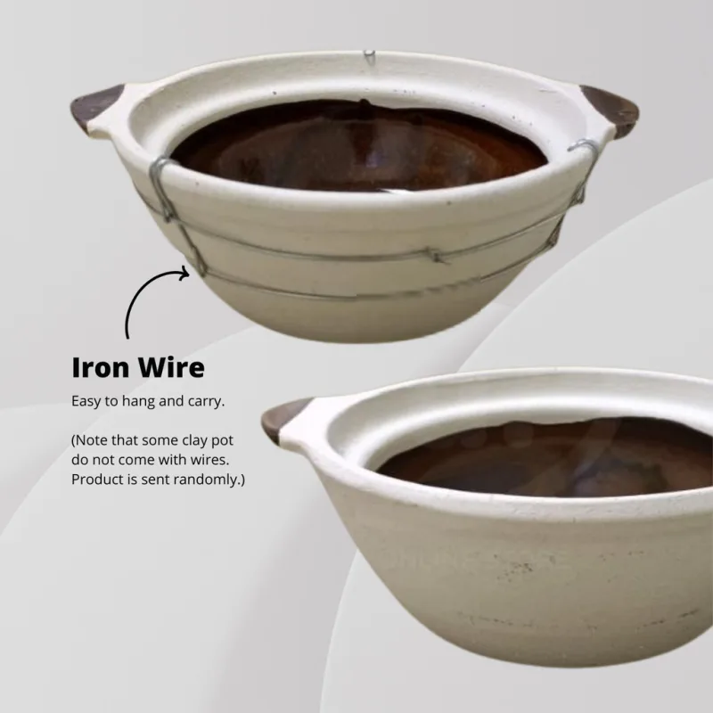 YU Online - Periuk Tanah Liat Tahan panas / Clay pot / High Quality Ultra Heat Resistant / Clay Cookware Cooking / 砂煲 thumbnail 5