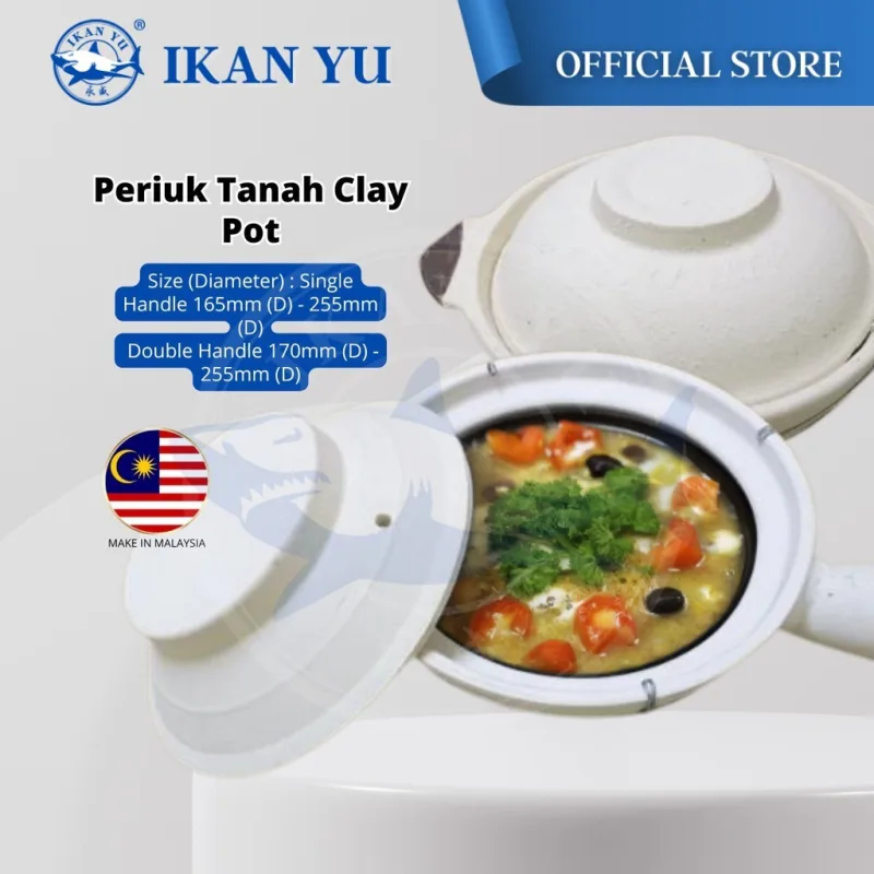 YU Online - Periuk Tanah Liat Tahan panas / Clay pot / High Quality Ultra Heat Resistant / Clay Cookware Cooking / 砂煲