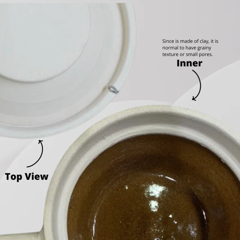 YU Online - Periuk Tanah Liat Tahan panas / Clay pot / High Quality Ultra Heat Resistant / Clay Cookware Cooking / 砂煲 thumbnail 4