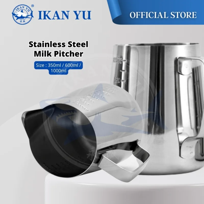 YU Online - Jug Pembuih Susu / Milk Frothing Pitcher 304 Stainless Steel Barista Coffee Accessories Barista Milk Pitcher