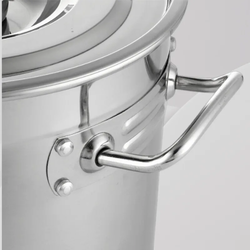 YU Online - Periuk Stok Keluli Tahan Karat Tebal / Thick Stainless Steel Stock Pot / Soup Pot / Periuk Sup / Steel Pot thumbnail 4