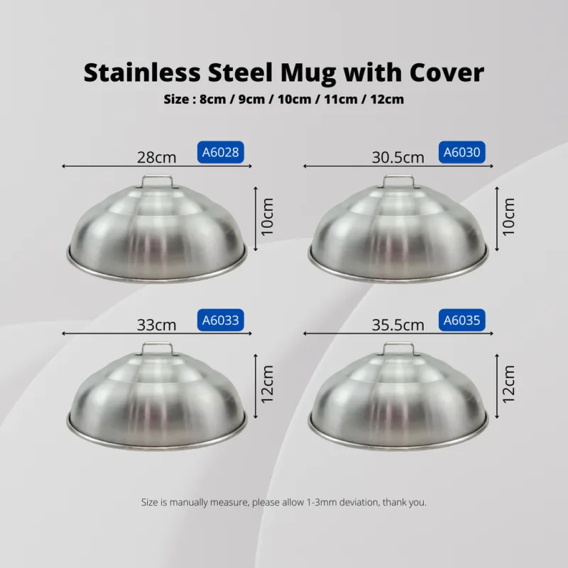 YU Ready Stock Aluminium Wok Cover / Kuali Cover / Penutup Kuali / Cooking Cover / Steamer Cover / tutup kuali thumbnail 4