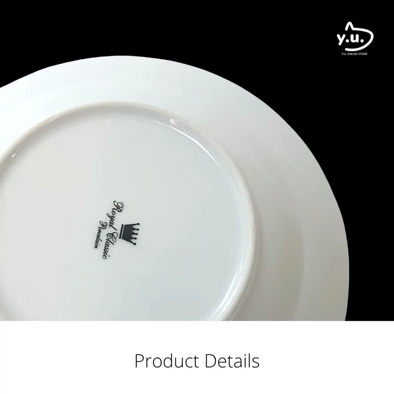 YU Ready Stock 9’' Enamel Dinnerware Porcelain Plate Set (6 Pcs) Dining Plate Pinggan Lama Bunga thumbnail 5