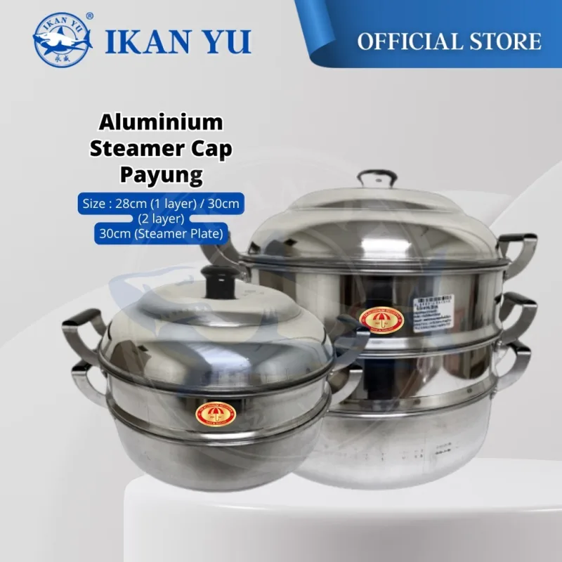 YU Online - Thailand Cap Payung Periuk Kukusan Aluminium / Aluminum Steamer/Steamer Pot/pengukus/nasi kukus
