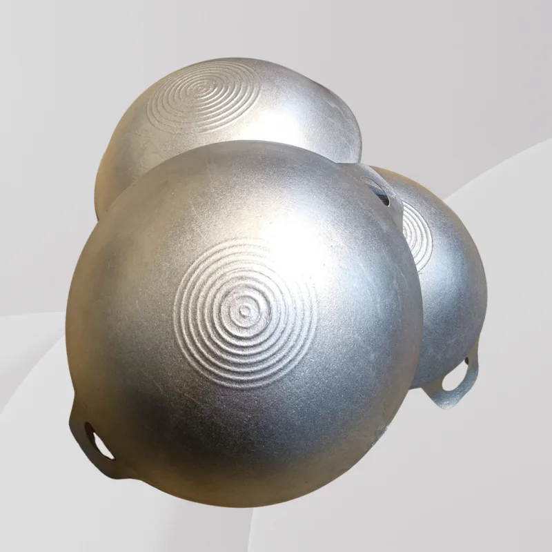 YU Online - 19’ ~ 22'Inch Cap LnY Kuali Aluminium dua tangkai / Double handle Aluminum Cooking Wok / Wok / Kuali thumbnail 3
