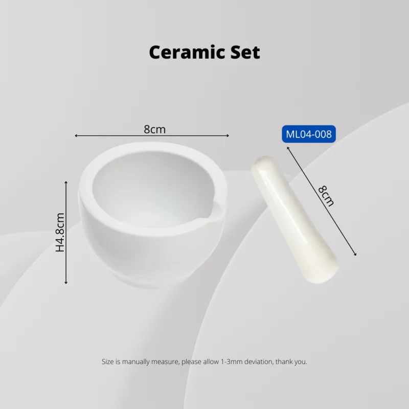YU Online - Lesung Batu / Lesung Seramik / Granite Stone Mortal And Pestle Set / Ceramic Mortal and Pestle Set thumbnail 3