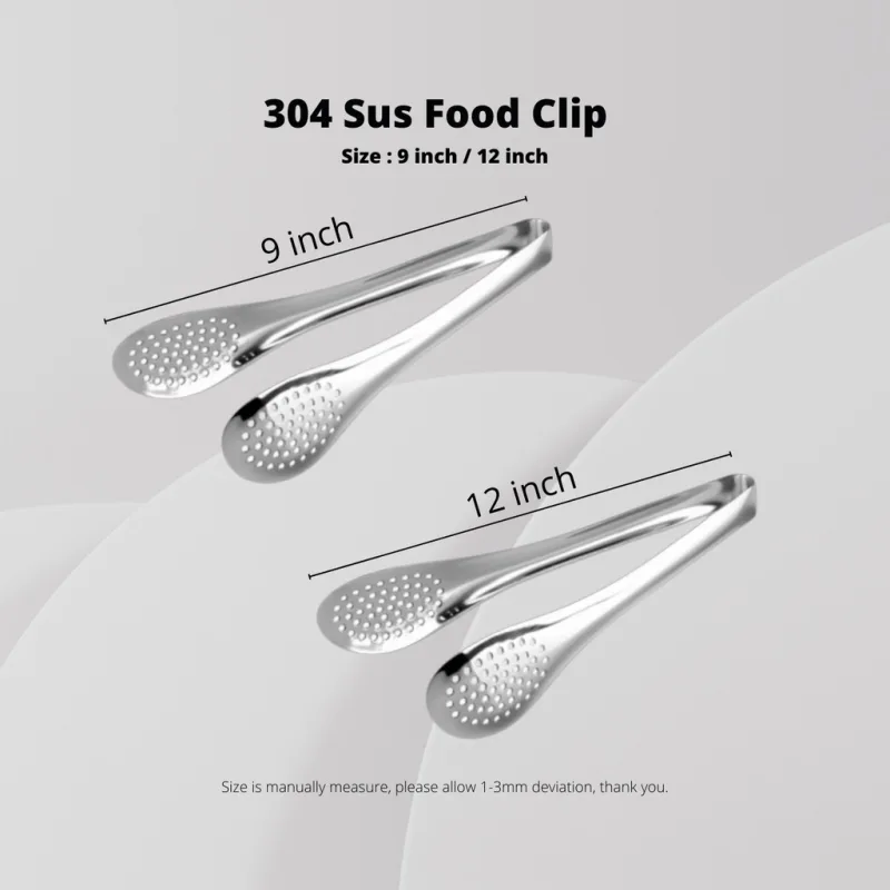 YU Online - Penyepit Roti Tahan Karat / Food Clip Tongs Bread Anti-scalding Clipper Buffet Barbecue thumbnail 5