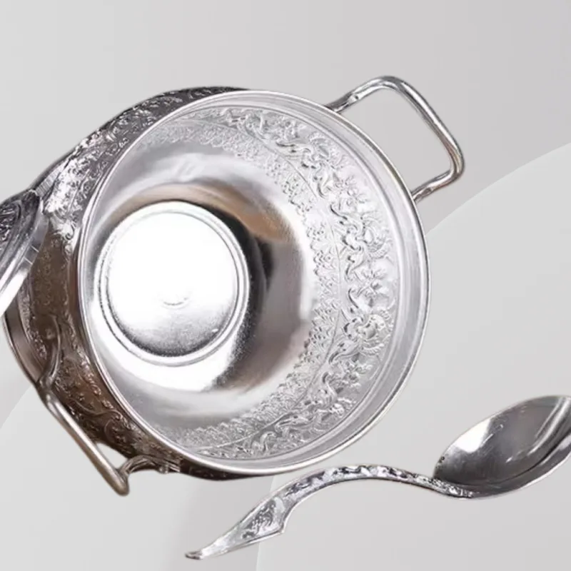 YU Online - Thailand Aluminium Bekas Nasi / Aluminum Rice Pot & M.SPOON / Food Storage Container / Serving bowl thumbnail 3