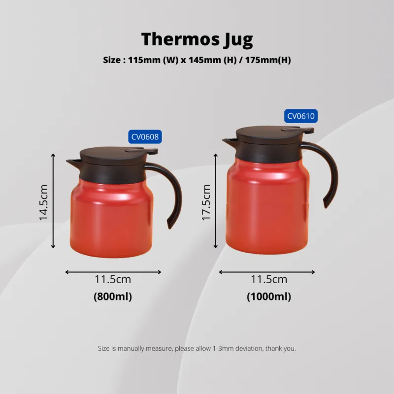 YU Online - Termos Jug / 24hrs lasting 304 SUS Vacuum Insulated Water Jug Thermos Jug Flask Coffee Jug / Flask thumbnail 5