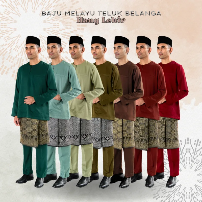 BAJU MELAYU TELUK BELANGA HANG LEKIR IN 7 COLOUR BY MOFF2U